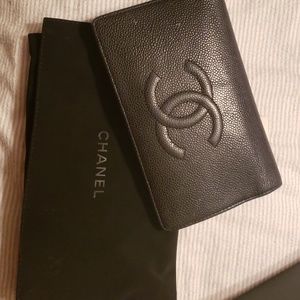 Chanel checkbook wallet